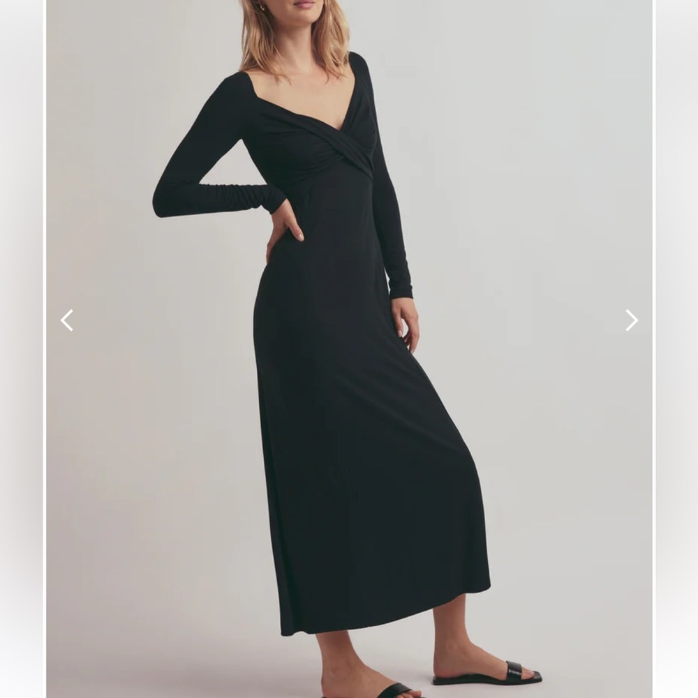 Favorite Daughter the Rosie long sleeve midi dress